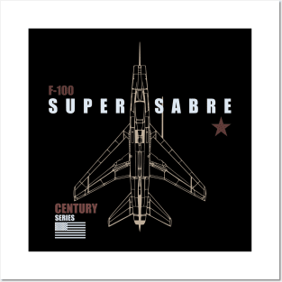 F-100 Super Sabre Posters and Art